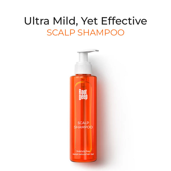 Root Deep Scalp Shampoo for Hair Fall Reduction