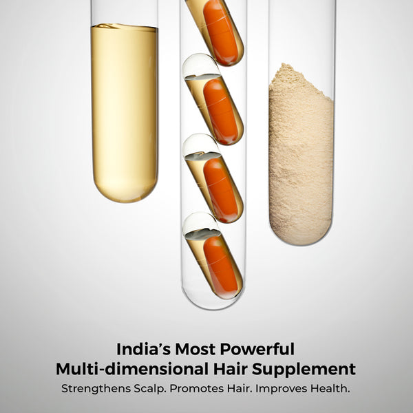 Root Deep Complete Scalp Food For Hair Fall Reduction, Hair Strengthening & Essential Nutrition (90 Day Supply)