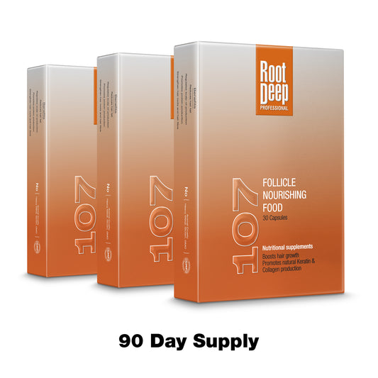 107 Follicle Nourishing Food For Hair Fall Reduction, Hair Strengthening & Essential Nutrition (90 Day Supply)