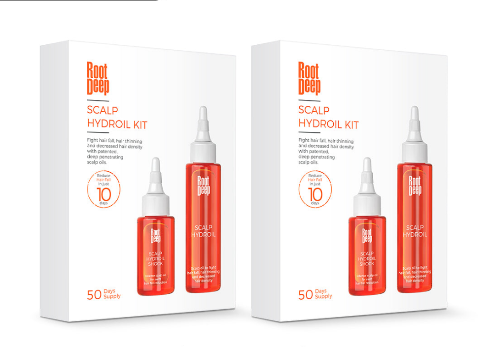 Root Deep Scalp Hydroil Kit for Anti-Hair Fall & Regrowth Treatment (Full 100 Day Supply)